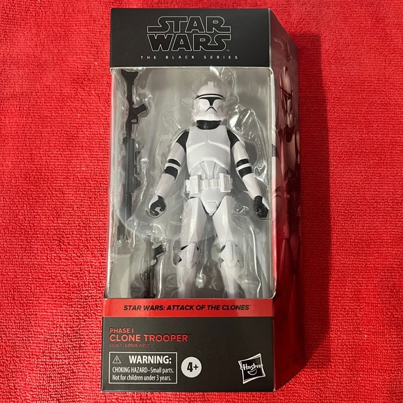Star Wars Black Series Clone Wars Phase 1 Clone Trooper Action Figure w/Case - Picture 1 of 7